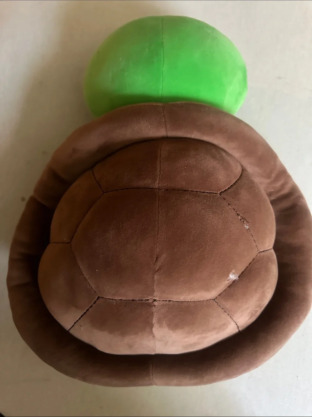 Plush Turtle Pet Toy - Green and Yellow Soft Squeaky Companion